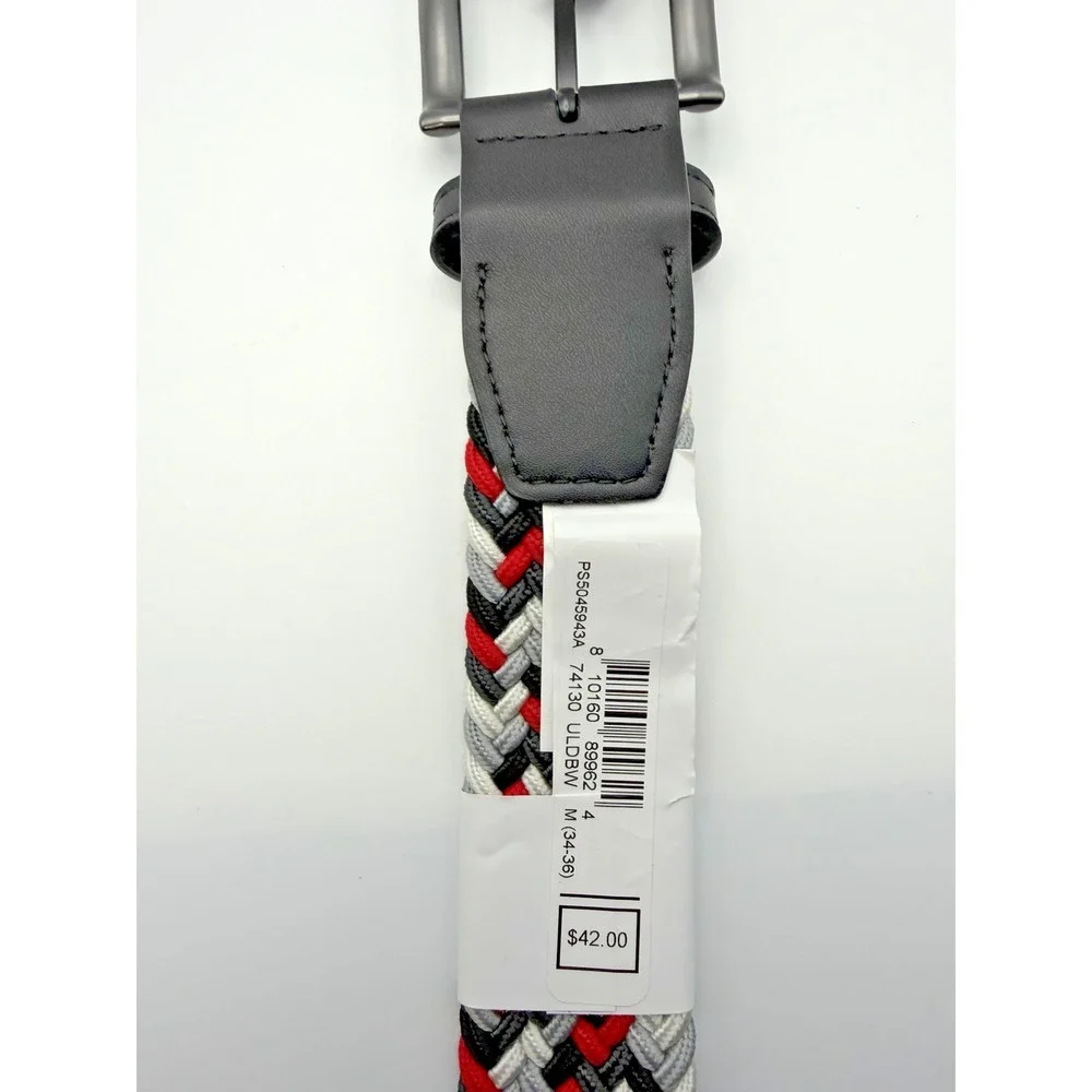 Nike Men's G-Flex Woven Stretch Golf Belt‎ Red PS5045943A MEDIUM 34-36